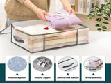 4 Packs Under Bed Storage Containers Bins-55L, 3-Pack Clothes Bags-35L V1259-DP01-A-4601