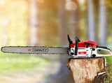 Giantz Chainsaw Petrol 62CC 20" Bar Commercial E-Start Pruning Chain Saw Spark Plug CSAW-SXTO-20-RDWH-2C