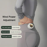 Whirlwind Leafless Mini Fan, 3-Speed Clip-On Mini Fan for Shirt & Waist, Powerful Hands-Free V1366-AZ2-W-11383