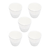 5PCS Self Watering Plant Pots PP PET Decorative Small Flower Pot Planter with Clear Base Cotton Rope V1294-YM0901-3111240306511