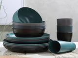 Darzheoy 16 Pieces Kitchen Dinnerware Set, Service for 8, Dinner Plates, Dessert Plate, Cereal V1189-WXFWAL-20260326-02059