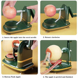 Rotary Hand and Apples Round Potatoes Suitable for Vegetables Cranked Vegetable Peeler with an Apple V1237-MS-626-289