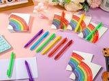 36 Pack Positive Gifts Bulk for Kids Rainbow Inspirational Pens Motivational Notebook with V1259-DP01-A-5644