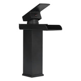 G1/2 Cold Hot Mixer Water Tap Black Faucet with Long Handle for Bathroom Hotel Homestay V1294-YM0710-3112210077111