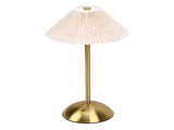 Pleated Table Lamp Touch Control 3 Colors Stepless Dimming USB Rechargeable Retro Cordless LED V1294-YM0901-3119250068112