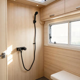 RV Shower Faucet Set with Handheld Showerhead and Hose, 4 Inch Metal Fixture for Camper Trailer, V1189-LC-LY-00125