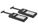 2Pcs 117LED Solar Light 50W Highlight Induction Street Lamp for Garden Courtyard White Light V1294-YM0901-3119210039811