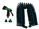 Coil Garden Water Hose 15m/49.2ft EVA 7 Modes Garden Telescopic Spring Tube for Watering Plants V1294-YM0523-3111220080211