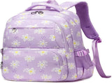 Backpack with Lunch Box for Teenage Girls Little Daisy School Book Bag and Lunch Bag Set for Kids V1258-DP02-C-627