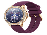 Elegant Women's Smartwatch,HD Touchscreen, Bluetooth Calls, Health Monitoring V888-ELOSUNG25995