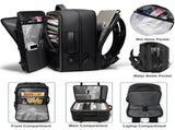 Large Carry On Backpack, 40L Expandable USB Backpack, 17.3 Laptop Backpack for Men Airline Approved V1369-AZ3-W-01259