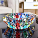 Kristallen ashtray - Cigarette ashtray holder - Office decoration for home/office - Antique V1259-DP01-BO-549