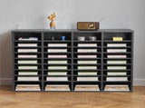 Literature Organizer, 36 Compartments Office Mailbox with Adjustable Shelves, Wooden Mailbox Sorter V952-WJJEKBHB36G93NKYIV0