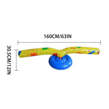 PVC Rotating Sprinkler Rod Round Water Spray Pad Floating Toy for Garden Play Outdoor Fun No V1370-AZ4-10594