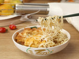 White Wireless Handheld Electric Pasta Maker Rechargeable Dough Extruder with 5 Nozzles for V888-ELOSUNG43922