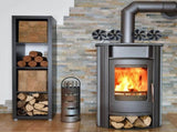 12 Blade Fan Heat Self-Powered Wood Stove Top Burner Fireplace Silent Eco Heater V201-BCJHDFCA0212