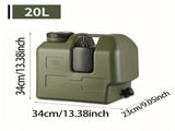 Green 20L Water Container Camping Water Container Outdoor Water Storage Portable V1102-DSZ-WC-20L