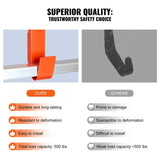 VEVOR Ladder Roof Hook Stabilizer 2 Pack with Wheel Rubber Grip T-Bar Steel V952-TZGG2GFGDSGGV9S52V0