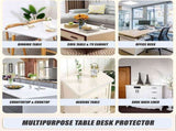 PVC Tablecloth Protector Table Cover Dining Table Cloth Plastic 2134x1070mm 1.5mm V63-838801