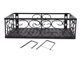Balcony Flower Pot Stand Thickened Iron Decorative Patio Railing Shelf With Retainers for Windowsill V1294-YM0717-3111220212813