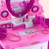 Keezi Kids Pretend Makeup Play Set Dressing Table Chair Girls Toys Children PLAY-MAKEUP-30