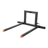 3 Point Hitch Pallets, 680 kg Clamp on Pallets, 128 cm Total Length Heavy-Duty Tractor V952-TPHCSDSK50IN3AS0W001V0