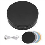 Motorized Rotating Display Stand, 360 Degree Photography Turntable with 6 PVC V1369-AZ3-W-11497