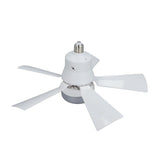 Ceiling Fan Light Dimmable 3 Wind Speed Timer E26 Screw in Ceiling Fan with LED Light for Bedroom V1294-YM0901-3119240075612