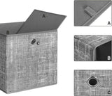 SONGMICS Storage Boxes 6 packs Non-Woven Fabric Grey V227-8498101000087