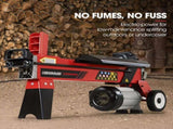 Baumr-AG 9 Ton Electric Log Splitter 9T Wood Cutter Hydraulic Fire Wood Block Axe Small Machine V219-LGSELEBMRA3M2