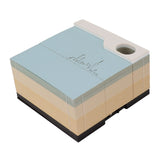 3D Memo Pad Sticky Notes Paper Craft DIY Home Decoration Holiday Gifts with Storage Box V1294-YM0706-3115230079111