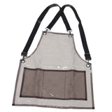 Waterproof Black Household Aprons for Hair Stylist Cooking and Restaurant Use V1369-AZ3-W-17407
