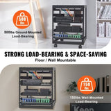 12U Open Frame Server 15''-40'' Adjustable Depth, Free Standing or Wall Mount Network Server V952-KFSJJH12U2340SDYTV0