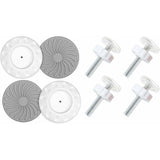 8 pcs Pressure Mounted Baby Proofing Wall Guards, Threaded Spindle ROds, Baby Safety Buffers For V1188-MS-227-2751