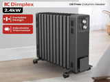 Dimplex Oil Free 2.4kW Column Heater w/ Thermostat in Black ECR24
