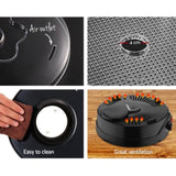 Devanti 5 Trays Food Dehydrator Fruit Dehydrators Pet Beef Jerky Dryer Black FD-B-1142-5T-BK