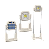 Solar Work Light Outdoor Tent Light Portable Portable USB Rechargeable Floodlight Camping Light V1294-YM0901-L6936-2