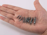 High Speed 3 Roller Swivels, Bead Chain Barrel Swivels Fishing Tackle Trolling Rolling Leader Lure V1259-DP01-A-5316
