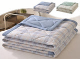 AYktou Reversible Patchworks Queen Size, 78.74x59.05in Lightweight Plaid Bedspreads Coverlets V1189-WXFWAL-20260326-03120