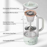 BUYDEEM Mini Multi-function Tea/Coffee Maker K32 600ml V943-K32AU-GREEN