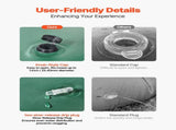 Tree Watering Rings, 4 Pcs 20 Gallons Tree Watering Bags, 6-9 Hours Slow Release, Refillable V952-HSJSD20GAL4JCBTVEV0
