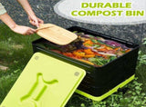 60L Large Worm Farm 3 Trays Worm Composter Bins Composting System Worm Tea V324-HO-WORMFGREEN-60L