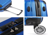 Wanderlite 28 Inch Luggage with TSA Lock Spinner Carry On Hard Shell Travel Suitcase Luggage Case LUG-ABS-CLA-28-BU