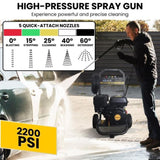 Kolner LT-712 7HP 2200PSI Petrol Engine High Pressure Washer 7.5LPM HPW-LUT-712