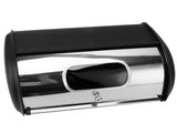 Bread Bin Bread Box Bread Holder Storage Container With Small Window for Kitchen Countertop Black V1294-YM0703-3117230095611