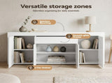 Artiss Buffet Sideboard Cabinet 180cm Cupboard Pantry Storage Drawer White DANA FURNI-L-BF02-WH-ABC
