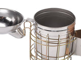 Bee Hive Smoker Stainless Steel Bee Smoker Beekeeping Equipment with Hanging Hook Prevent Burns V1294-YM0901-3111260000611