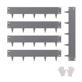 Steel Landscape, 5 Packs 990 x 207 mm Rust-Resistant Metal Landscape, Bendable Garden V952-DXGJSPZ5PCS3XI96GV0