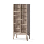 Artiss Bookshelf CD Storage Rack - BERG Oak FURNI-C-CD-NEW02-WD-AB