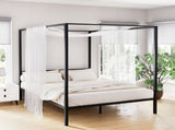 Artiss Bed Frame Queen Size Metal Bed Frame POCHY MBED-C-POCHY-Q-BK-AB